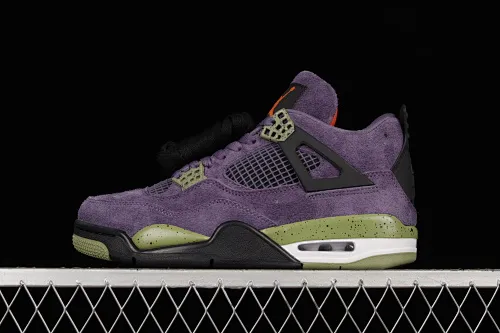 All categories Air Jordan Jordan series basketball shoes Air Jordan 4 Air Jordan 4 Retro "Canyon Purple" AJ4 Joe 4 purple suede basketball shoes AQ9129-500